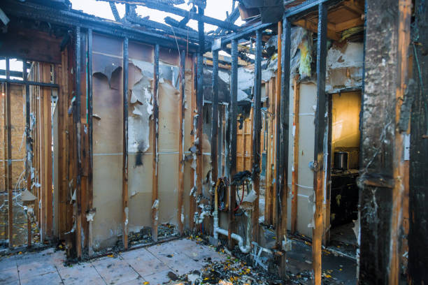 Professional Fire Damage Restoration technician working in Stafford Courthouse, VA